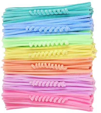 Limpiadores De Tuberías - Coloridos Palitos De Chenilla | Suministros De Manualidades De Limpiador De Tuberías, Limpiadores De Tuberías De De 300 Piezas, Limpiadores De Tuberías Coloridos, P