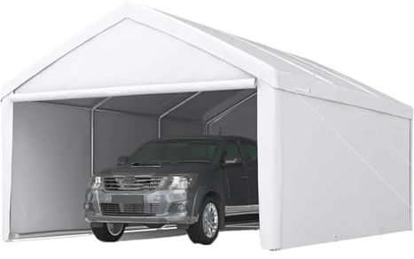 Heavy Duty Carport Galvanized Car Canopy Garage Outdoor Boat Shelter with Reinforced