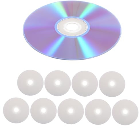 Hemobllo 10 Piezas Discos CD-r DVD-r Grabables Alta Capacidad para Música Grabación Teléfono Copia Datos Compatible con Dispositivos de Grabación