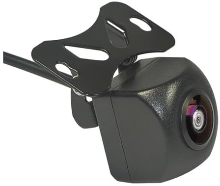 PoignCoffre Voiture Caméra Recul Caméra Recul Universelle pour Véhicule Super Vision Nocturne Lentille Fisheye Noire Inversée Étanche RCA CVBS Grand Angle