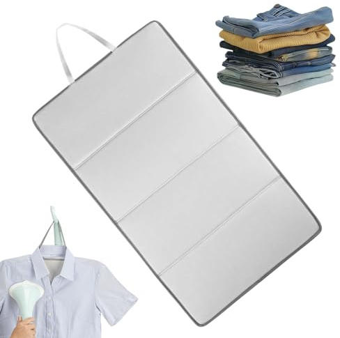 Gazocua Tabla de vapor para ropa | Planchador vertical plegable, práctico dispositivo de vapor que ahorra espacio para ropa, para viajes, hogar, dormitorio, uso diario, lugar de trabajo, apartamento