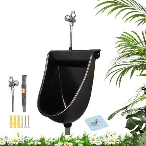 Toilettes Suspendues,Avec Séparateur d'Urine à Chasse d'Eau - Urinoir pour Hommes,Pour Exterieur Maison Jardin Camping-Car Appartement Papa Petit-Ami Grand-Pere