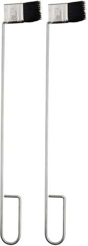 ProDec Pinceau coudé pour radiateur, Manche 400 mm, pour Peindre derrière Les radiateurs et espaces à l’accès Difficile, pour émulsions, peintures Brillantes, satinées, sous-Couches (Lot de 2)