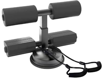 BEALIFE Magtränare Muskelträningsanordning Med Halkfria Pedaler Och Justerbar Sit Up-stång Sit Up-assistent Hjälpstång Justerbara Situps Up-träningsutrustning Hemmaträning
