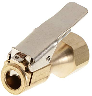 B Baosity 1/4'' NPT Hebelstecker Air Chuck Messing neu Reifenfüllnippel Ventilaufsatz Momentstecker