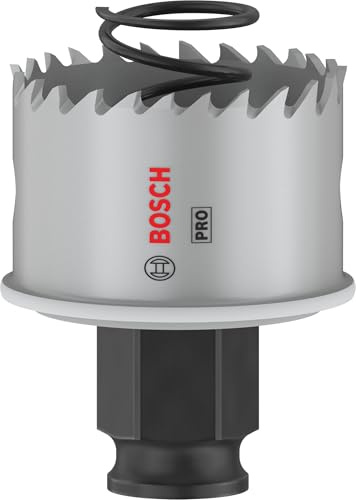 Bosch 1x PRO Sheet Metal Power Change Plus Hole Saw | for Stainless steel sheets, Steel sheets, Ø 40 mm, Professional Accessory Drill Driver