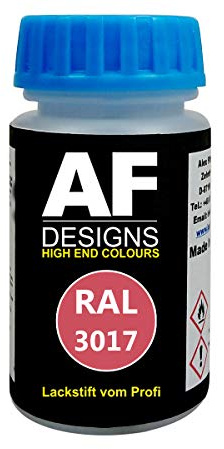 Alex Flittner Designs Lackstift RAL 3017 Rose seidenmatt 50ml schnelltrocknend Acryl