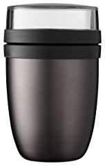 Mepal - Isolierter Lunchpot Ellipse - Thermo Lunchpot - Praktischer Joghurtbecher & Suppenbecher zum Mitnehmen 6-8 Stunden heiß & 12 Stunden kalt - 500 ml - Titanium