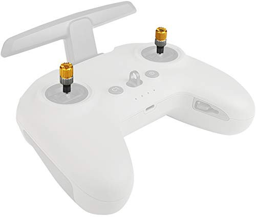 Hensych Lot de 2 manettes télescopiques bicolores pour Avata pour Mavic 3 pour drone D-J-I FPV en alliage d'aluminium réglable avec bascule de pouce, télécommande de remplacement, 0-5 mm évolutif