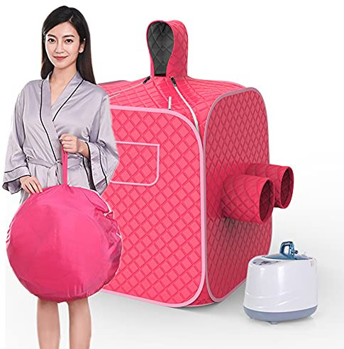 GJXJY Tente de Sauna à Vapeur Pliable à la Maison, Spa Personnel de Cabine de Vapeur de Sauna avec Température Télécommande pour Le Visage Qui Maigre