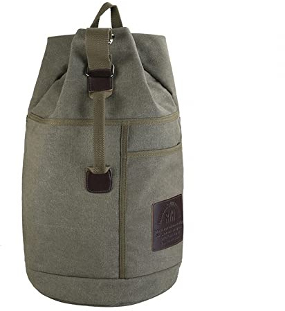 MiOYOOW Wanderrucksäcke Reiserucksack Zylinder Rucksack Sporttasche Seesack für Reisen Camping Klettern