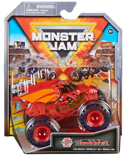 Monster Jam, Camión monstruo Bakugan Dragonoid oficial, vehículo fundido a presión, escala 1:64, juguetes para niños a partir de 3 años