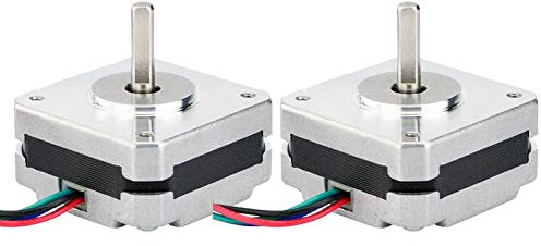 Graootoly 2 Stück 17Hs08-1004S 4-Lead Nema 17 20 mm 1A 13 42 Motor Nema17 Stepper für DIY 3D-Drucker
