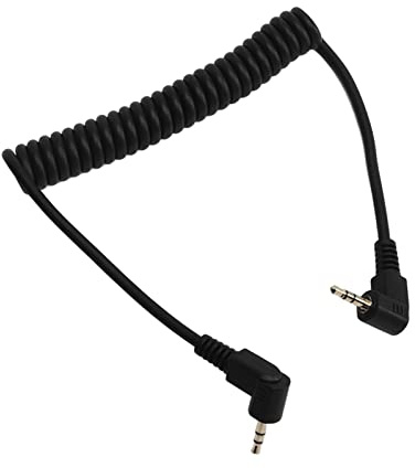 Kamera Blitzsynchronkabel, Blitzsynchronkabel 2,5 Mm Stecker auf Stecker Spiralkabel für Kamera EM Serie DSLR