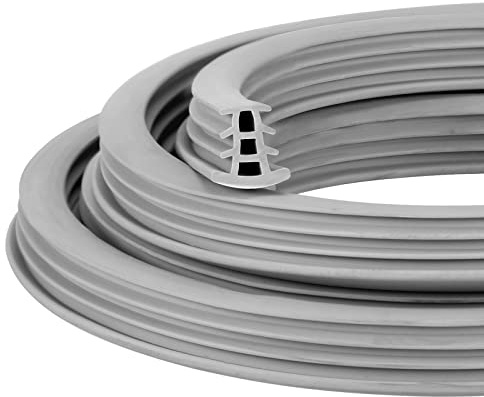 Kingdder Betondehnungsfugenfüller, Auffahrt, Rissfüller, flexibler EPDM-Gummistreifen für Beton-Risse, Reparatur, Ersatz, Wetteralterungsbeständigkeit, Dehnungsfuge (1,27 cm breit, 30,5 m lang)