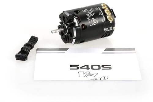 Fesjoy Moteur Brushless 540 10.5T Rocket V3 540 10.5T Sensored Brushless MOT Motor Noir pour 1/10 RC Voiture de Course
