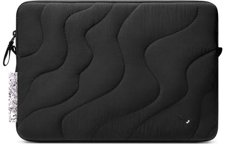 tomtoc Gesteppte Laptop Tasche Hülle für Neu 15-Zoll MacBook Air M4/A3241 M3/A3114 M2/A2941 2025-2023, 15-Zoll Microsoft Surface Laptop Copilot+ PC, 15 Dell XPS 15 Plus, Quilted Design Laptophülle