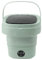 Lavadora Plegable Portátil, Minilavadora Pequeña de 6L, 100 a 240V, para Viajes, Dormitorios, Exteriores, TPE y PP (Enchufe europeo 100-240 V)