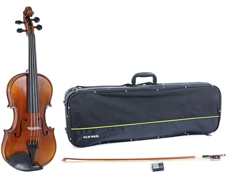 GEWA, set di violini serie Maestro 2 VL 4, 3/4 pronto per l'uso incl. custodia, arco Massaranduba e corde Larsen Aurora