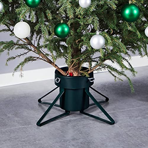 Buzaza Christbaumständer Schwarz 46x46x19 cm Weihnachtsbaum Fuß ChristbaumstäNder Verkleidung