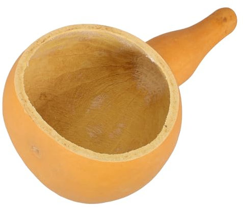 Ciieeo Mestolo Di Zucca Cucchiaio Per Lacqua Del Bagno Mestolo Di Legno Per Bucato E Spa