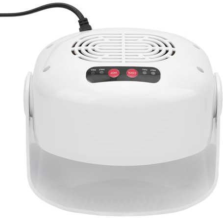 Asciugatore per Unghie Ad Aria con Sensore Automatico, Ventola per Asciugare Smalto per Unghie con Caldo e Freddo per Smalto Regolare, Ventola per Asciugare le (220V Spina