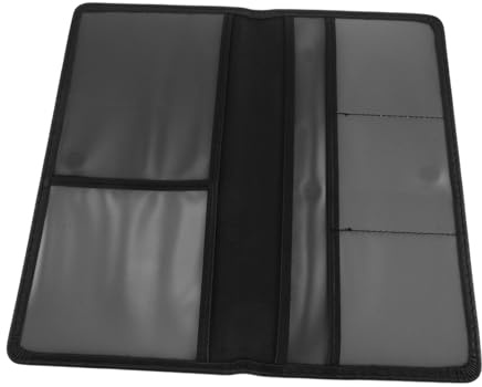 iplusmile Portadocumenti Per Auto Pu Portatile e Resistente All Custodia Per Patente Assicurazione e Registrazione Veicolo Compatibile Documenti e Passaporti Colore