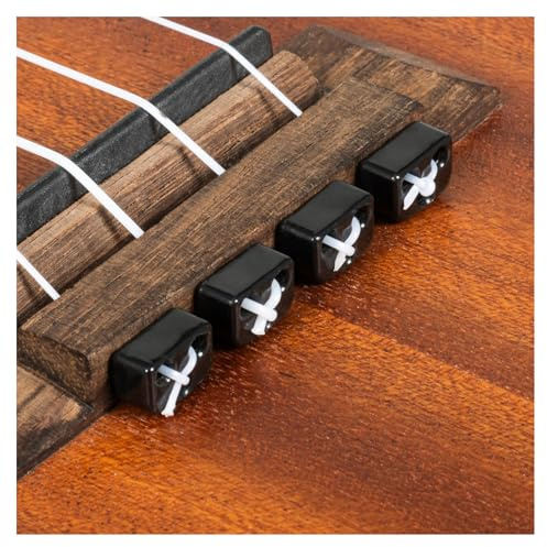 Alba Guitar Beads Perles noires pour ukulélé pour cordes en nylon, cordes en carbone