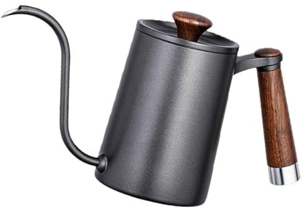 GMBYLBY Cafeteras de Goteo Manuales con de Madera Resistente Calor y Capacidad de 600 ml Ideal para Amantes del café Especial de Madera Examinar la Cafetera
