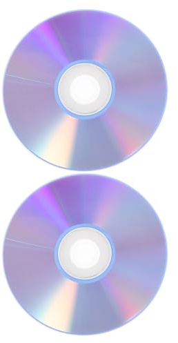 HINTRMENT 2 Discos CD Grabables de Audio Alta Capacidad y Superficie Imprimible, Ideales para Grabar Música y Respaldo de Llamadas en Casa