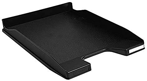 Exacompta 11414D 10er Pack Premium Briefablage Combo Mini DIN A4. Idealer Briefkorb für Ihre Organisation. Robuster und stapelbarer Ablagekorb schwarz