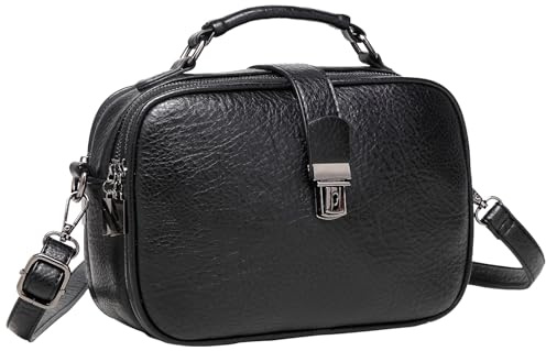 Kasgo Sac Bandoulière Femme, Petit Sac à Main Porté Epaule en Cuir Mode Chic Mini Sacoche avec Poignée Supérieure