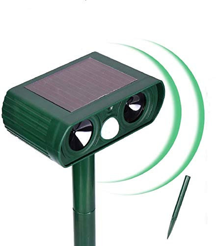 N3 ZELEK Repellente per Gatti Repellente ad Ultrasuoni per Volpi Spaventatore per Gatti Dissuasore per Gatti Dissuasore per Volpi da Giardino Repellente per Parassiti Repellente Ultrasuoni Giardino