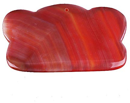 Gua Sha Jade-Gesichtsroller, handgefertigt, natürlicher Achat, Jade, Schabbrett, Gesichtsmassage, Heben, Schaben, 1 Stück