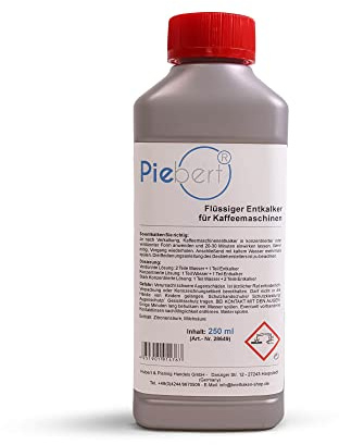 Líquido descalcificador 28649, 250 ml, compatible con cafeteras automáticas Philips, Saeco y DeLonghi