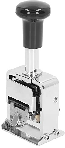 7-stelliger Nummernstempel, Automatische Sprungnummer, Selbstfärbender Nummernstempel, Zinklegierungsschale für die Buchhaltung von Banken für Medizin