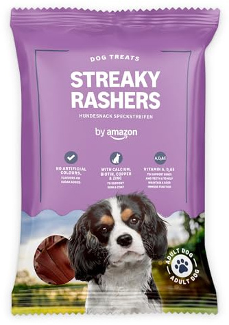 by Amazon - Streaky Rashers Hundesnack 85g