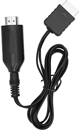 Cable de Interfaz Multimedia HD para PS1 para PS2 a Cable Adaptador HDMI, Plug and Play, Rendimiento Estable, Ligero y Portátil