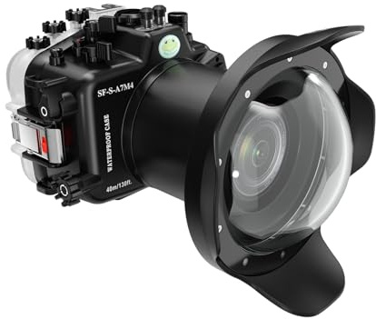 Sea frogs 40 m professionelles Unterwasserkamera-Gehäuse mit 6 Zoll Dome Port (A7M4+WA005A)