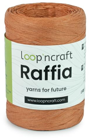 Loopncraft Raffia Yarn Brick Color
