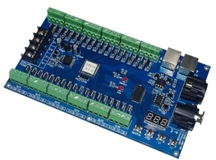 Decoder DMX a 36 canali Dimmer DMX512 a 36 canali 13 set di uscite RGB, driver LED DMX512 Controller XRL a 3 pin WS-DMX-36CH/HV DC5V-24 5V-36V(Color:WS-DMX-36CH)