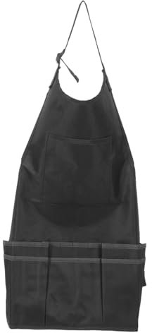 Cabilock Elegante Künstler-malschürze mit Aufbewahrungstaschen und Bequemer Arbeitskleidung