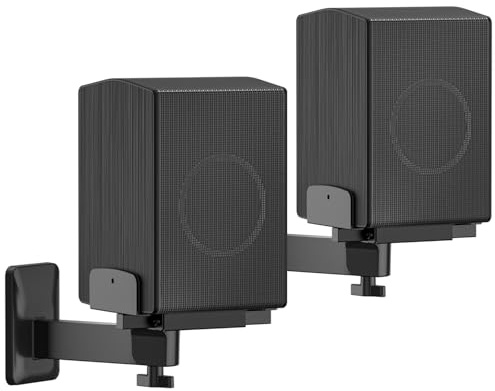 Speaker Wall Mounts for Samsung HW-Q Speakers - Adjustable Dual Side Clamp SWA-9500s Rear Speaker Mount for HW-Q990D/Q990C/Q930C/Q900C/Q800C More 5–11 Surround Speakers WR Cable Ties Hold Up to 55LBS