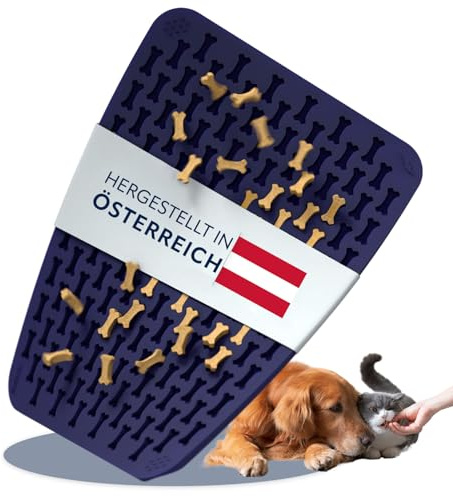SIOUX österreichische Backmatte für Hundekekse MEDIUM Knochenform (2,6cm) Silikon Backmatte, Backform für Hundekekse und Leckerlis, Knochenbackform, Antihaftend und Lebensmittelecht (BPA-Frei) (Royal)