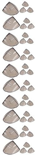 WRITWAA 5 Sätze 5 Sätze Brillenflügel Seiten Brillen Brillenschutz Weiß Große Abdeckungen Schild Schutz Brillen Arm Anti Rutsch Passform Schutz Brillen Seitenschutz Seitenschirm 4 Paare * 5