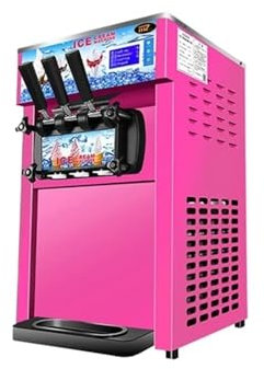 Commercial & Home Ice Cream Machine – Dual Hard & Soft Serve, Sundae & Cone Maker for Shops & DIY Desserts