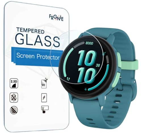 Frgnie Skyddsfilm kompatibel med Garmin Bounce 2 Smartwatch (3 stycken) anti-repor HD-glas, skärmskydd