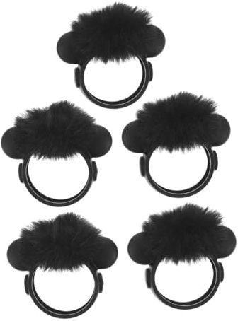 Abaodam 5pezzi Paravento Peloso Per Microfono Copertura Protettiva Antivento Schermo Per Ridurre Rumore Ambientale Adatto Per Interviste Professionali e Registrazione Audio