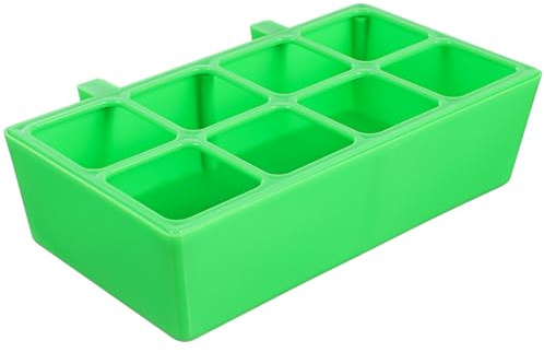 SEWACC Mangeoire pour Oiseaux Exterieur Distributeur De Nourriture pour Perroquets Petite Mangeoire pour Poussins Bol pour Cailles Support pour Cages