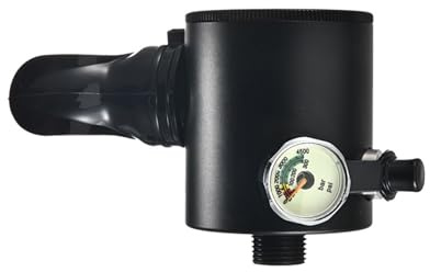 LLLmhuaa Scubas Air - Adaptador de válvulas de respiración de culata de aire, regulador de buceo con medidor de tubo de respiración
